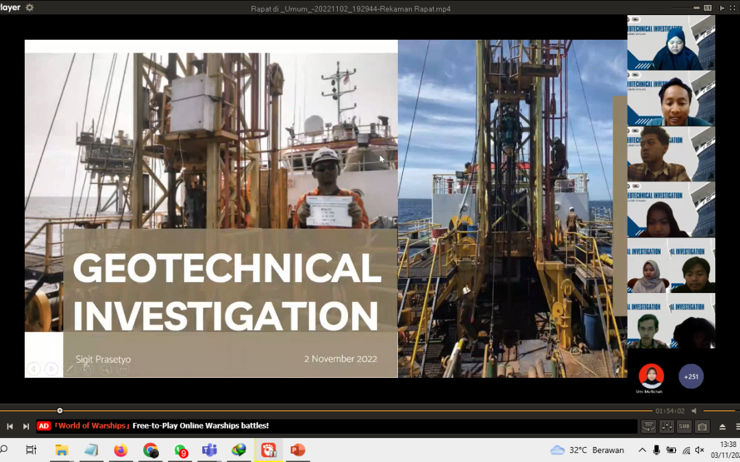 Alumni Share Experiences in a Public Lecture “Geotechnical Investigation”